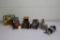 Japanese wind up toys/ lever action- Car #6, Ice Cream dog, and (2) other cars