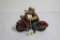 Cast Iron Popeye on motorcycle