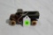 Champion cast iron toy stake body truck with rubber wheels