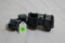 C. to C. C. Co. blue cast iron truck with trailer and tin wheels