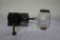 Crystal No. 3 coffee grinder with glass holder