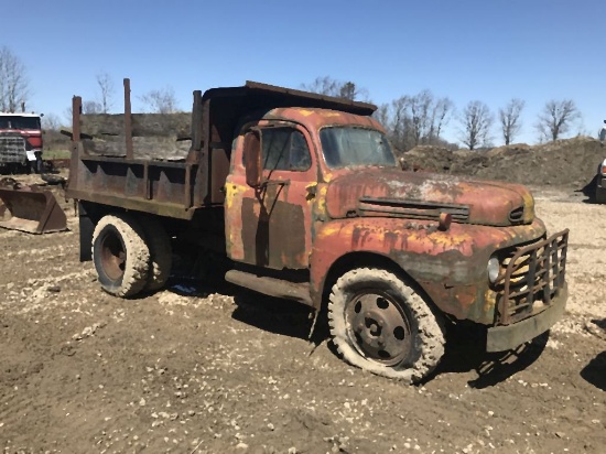 Ford Dump Body Truck, mileage - 56,263, model - F-6, Bill of Sale