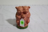 Three Little Pigs Cast Iron Bank