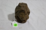 Vintage Two Face Cast Iron Bank