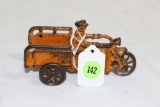 Vintage Crash car cast iron
