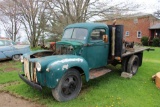 1946 Ford Stake Body Truck, 1 ton, engine is out of truck,