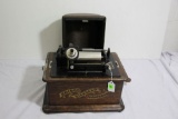 Edison Standard Phonograph with oak box