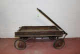 wooden antique Red Racer wagon