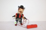 Vintage Japan Cragstran battery operated Two Gun Sheriff Cowboy