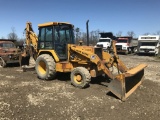 John Deere 310 D 4x4 front end loader with backhoe