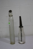 Handy Oiler and Tiolene motor oil bottles