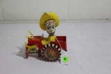 Marx Cowboy Crazy Car tin toy jeep