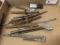 assortment of masonry chisels & bits