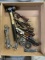 assortment of screw drivers, wrenches & misc.