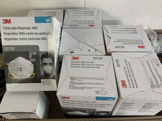 assortment of 3M Particulate Respirator N95