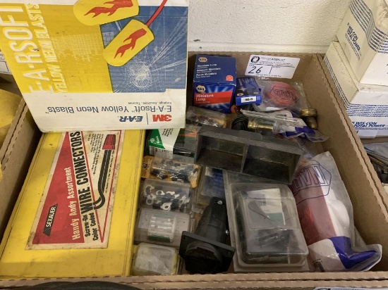 assortment of electrical, fuses & misc.