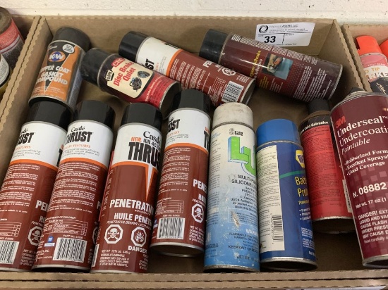 assortment of Penetrating oil