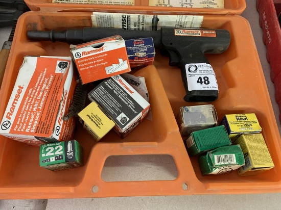 Ramset, model - RS22 with fasteners