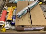 assortment of silicone building sealant