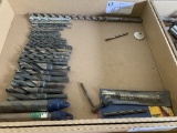 assortment of drill bits