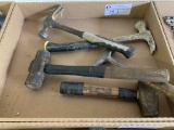 assortment of hammers