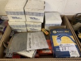 assortment of spark plugs & oil filters