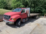 2001 Ford F650 24' Stake Body, 6 Speed manual, mileage - 279,407, VIN - 3FDNF65411MA24319