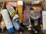 assortment of auto sprays