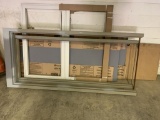 metal door frame and doors