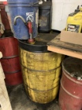 oil drum and pump