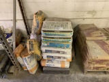 skid with mortar for marble, granite, travertine, Non Shrink grout & misc.