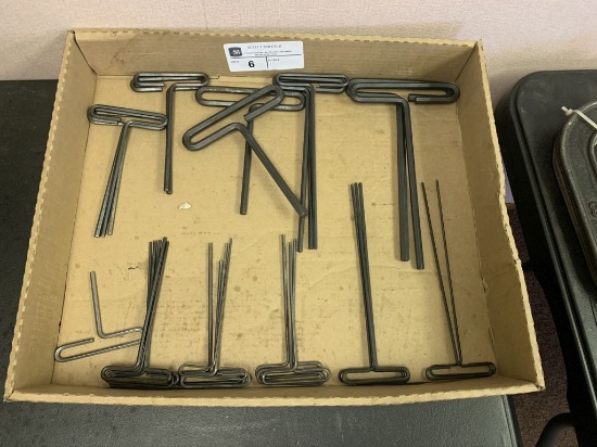 assortment of allen keys / wrenches