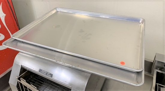 Aluminum sheet pans, 18" x 25.5"