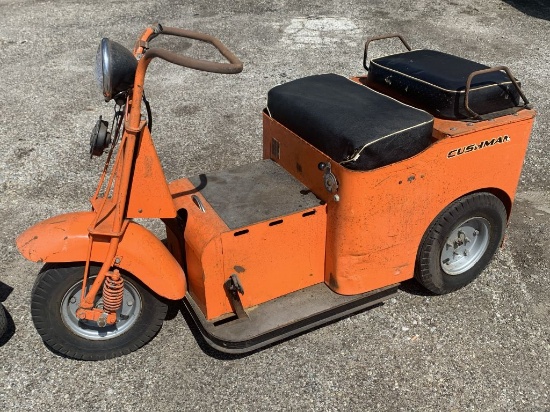 Cushman 3 wheel industrial cart, no batteries