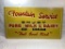 Fountain Service Soda sign, 43.5