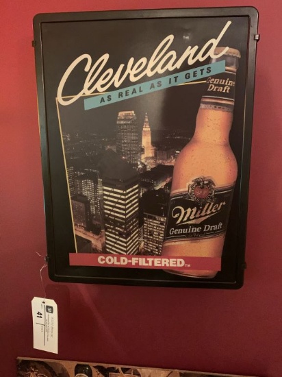 Miller Genuine Draft Light - lighted sign, 15" x 19.75"