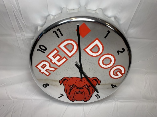 Red Dog clock
