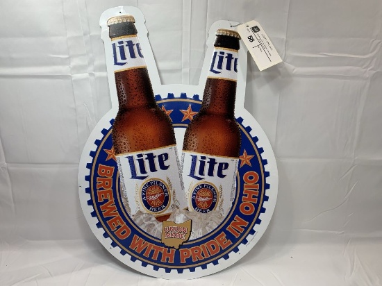 Miller Light - metal sign