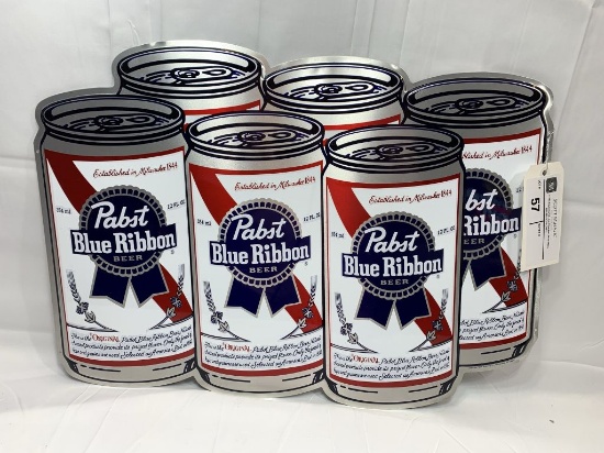 Pabst Blue Ribbon Beer - metal sign