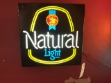 Anheiser - Busch Natural Light beer lighted sign, 17.75