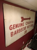 Genuine Charcoal Barbecue Hotdogs 20 cents, 96