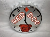 Red Dog clock