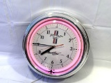 Mustang Neon Clock