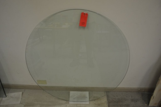 42" round glass table top