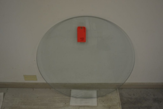 30" round glass table top