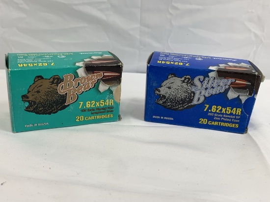 Ammunition - Brown Bear & Silver Bear, 7.62 x 54R
