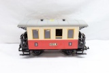 LGB 3011 Second Class Passenger Coach #3, lighted