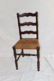 Ladder back rushed bottom chair