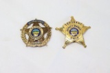(2) Sheriff  Badges