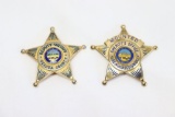 (2) Sheriff  Badges